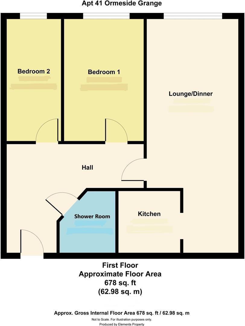 Ormeside Grange, Gloddaeth Street, Llandudno floorplan