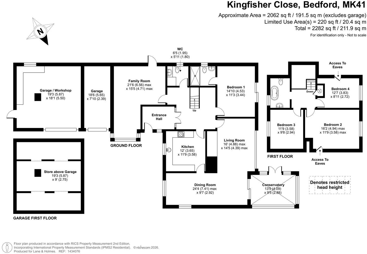 Kingfisher Close, Bedford floorplan