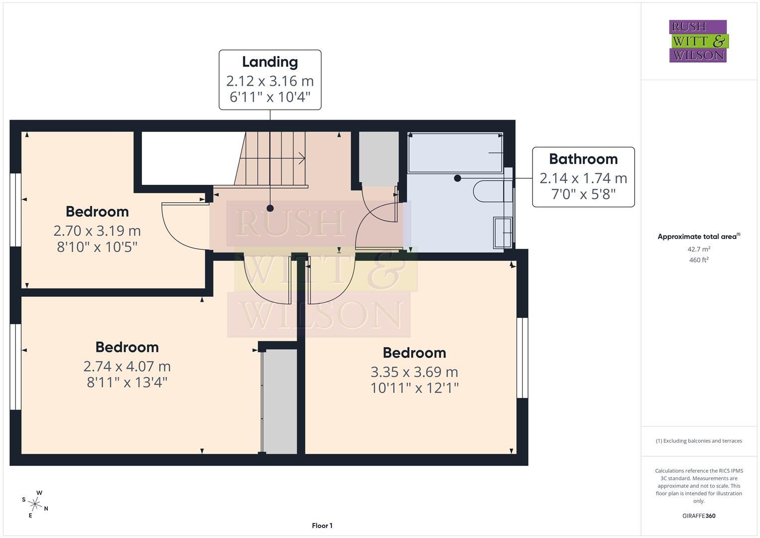 The Spinney, Battle floorplan