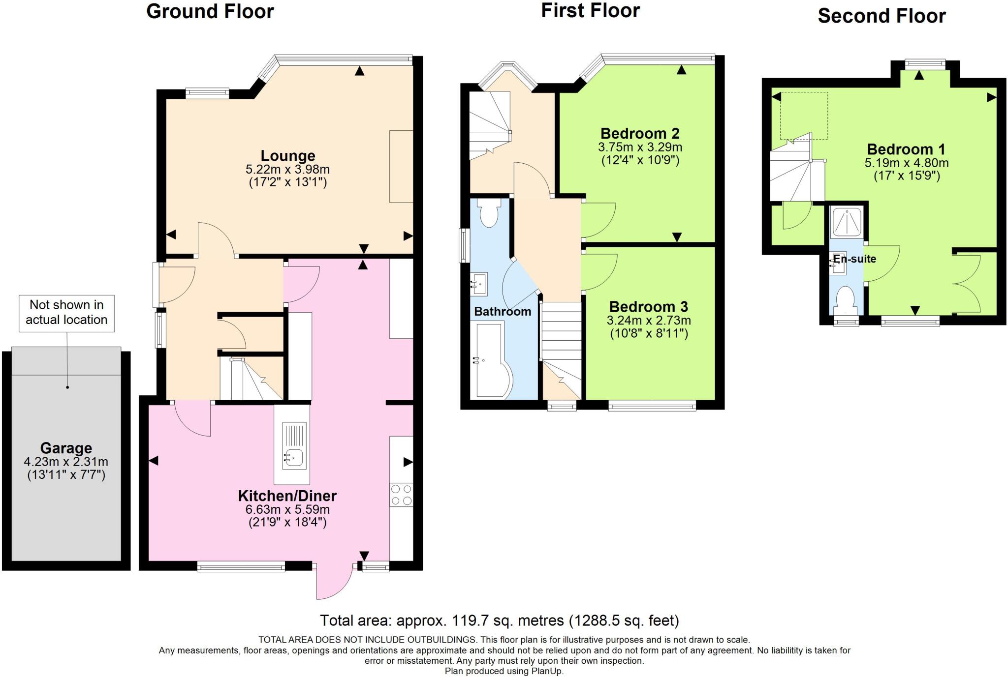 Downland Avenue, Southwick floorplan