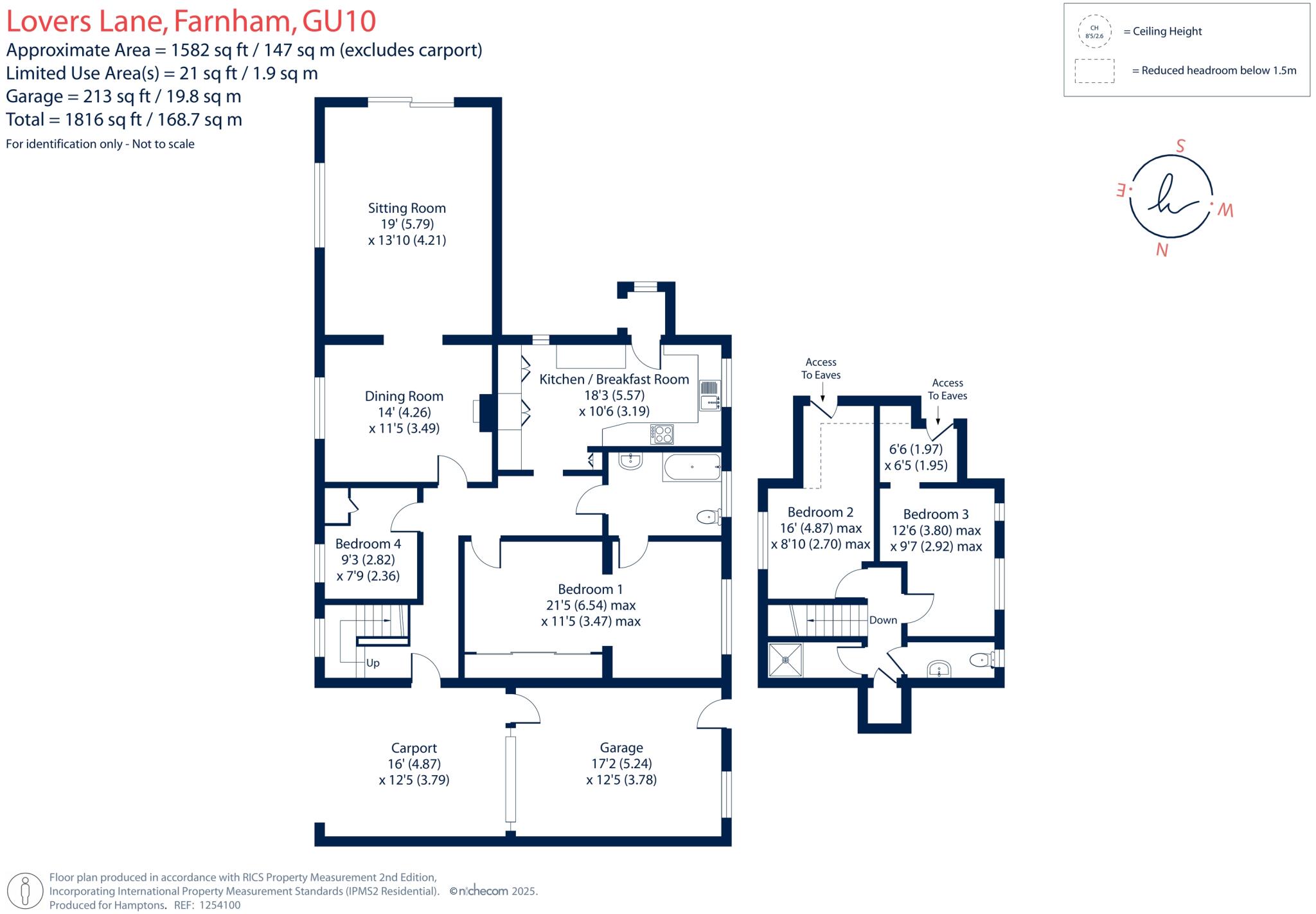 Lovers Lane, Farnham, GU10 floorplan