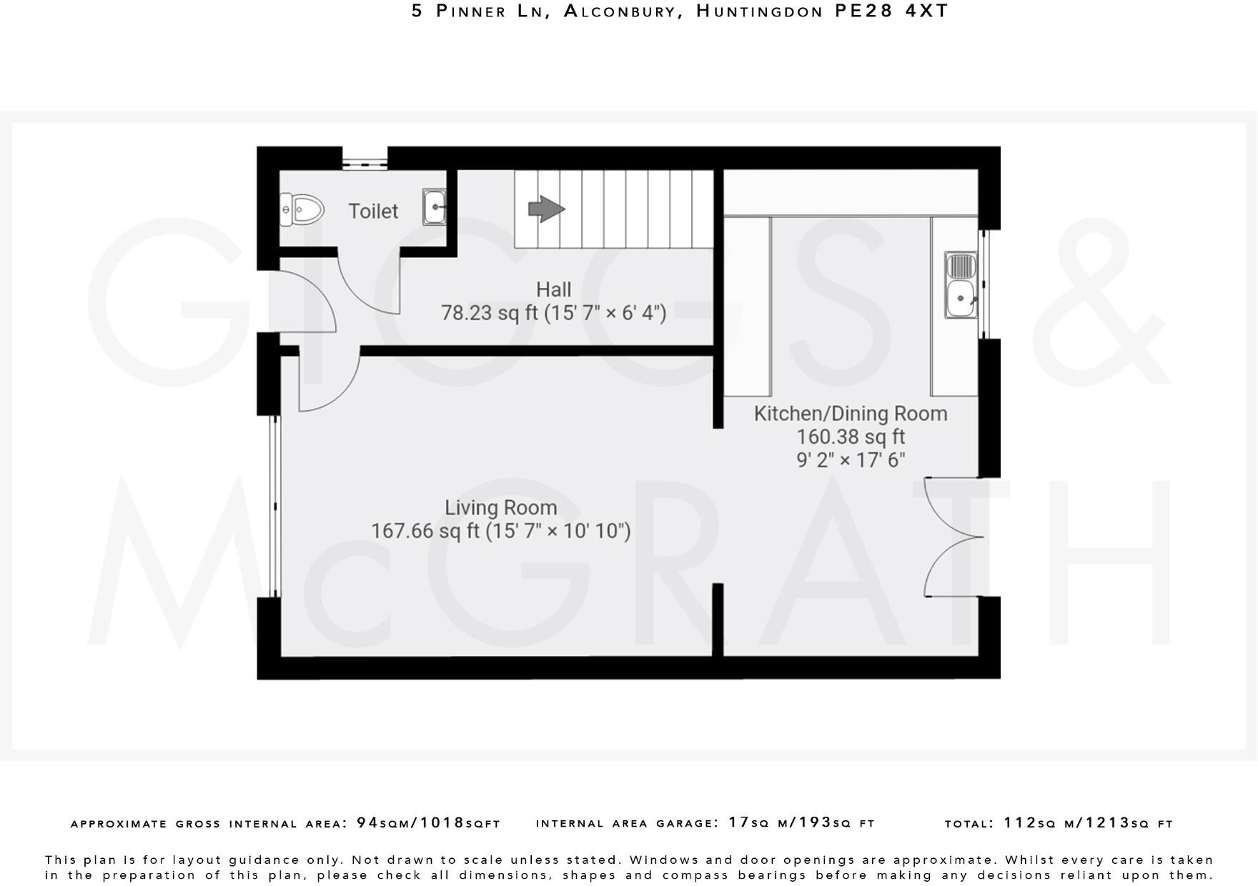 Pinner Lane, Alconbury Weald, Huntingdon, Cambridgeshire, PE28 4XT floorplan