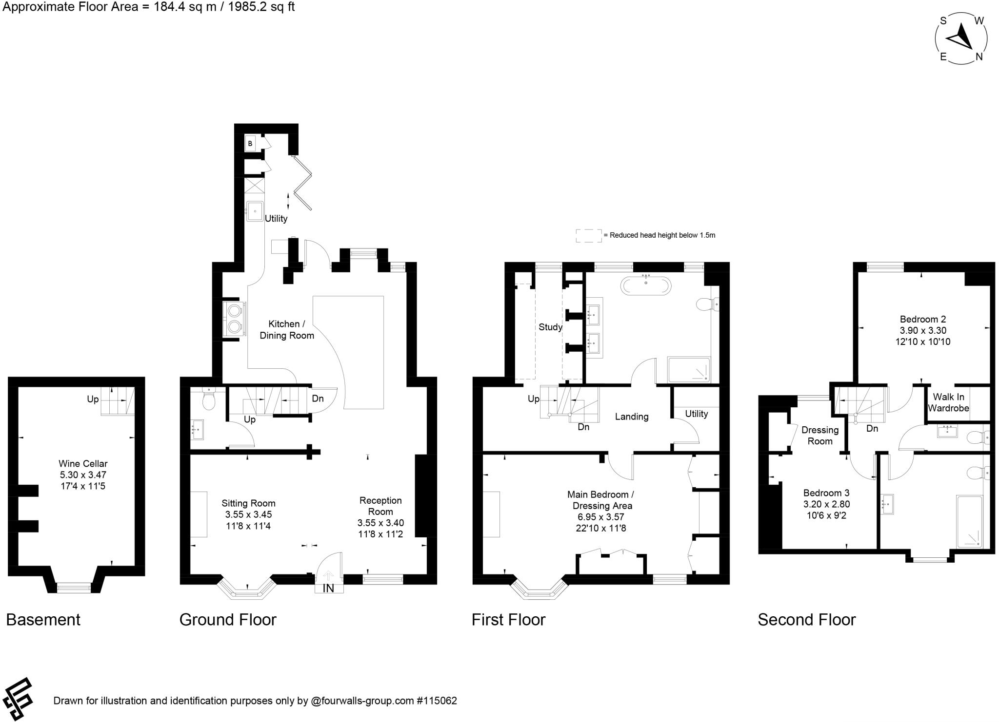 Captains Row, Lymington, SO41 floorplan