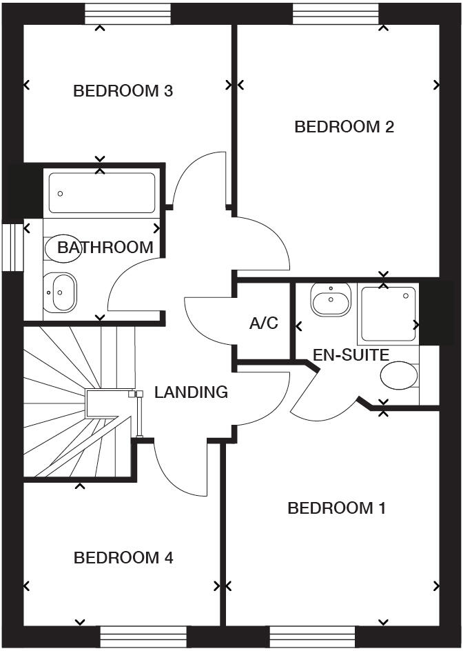 North Road,
Holsworthy,
EX22 6FY floorplan