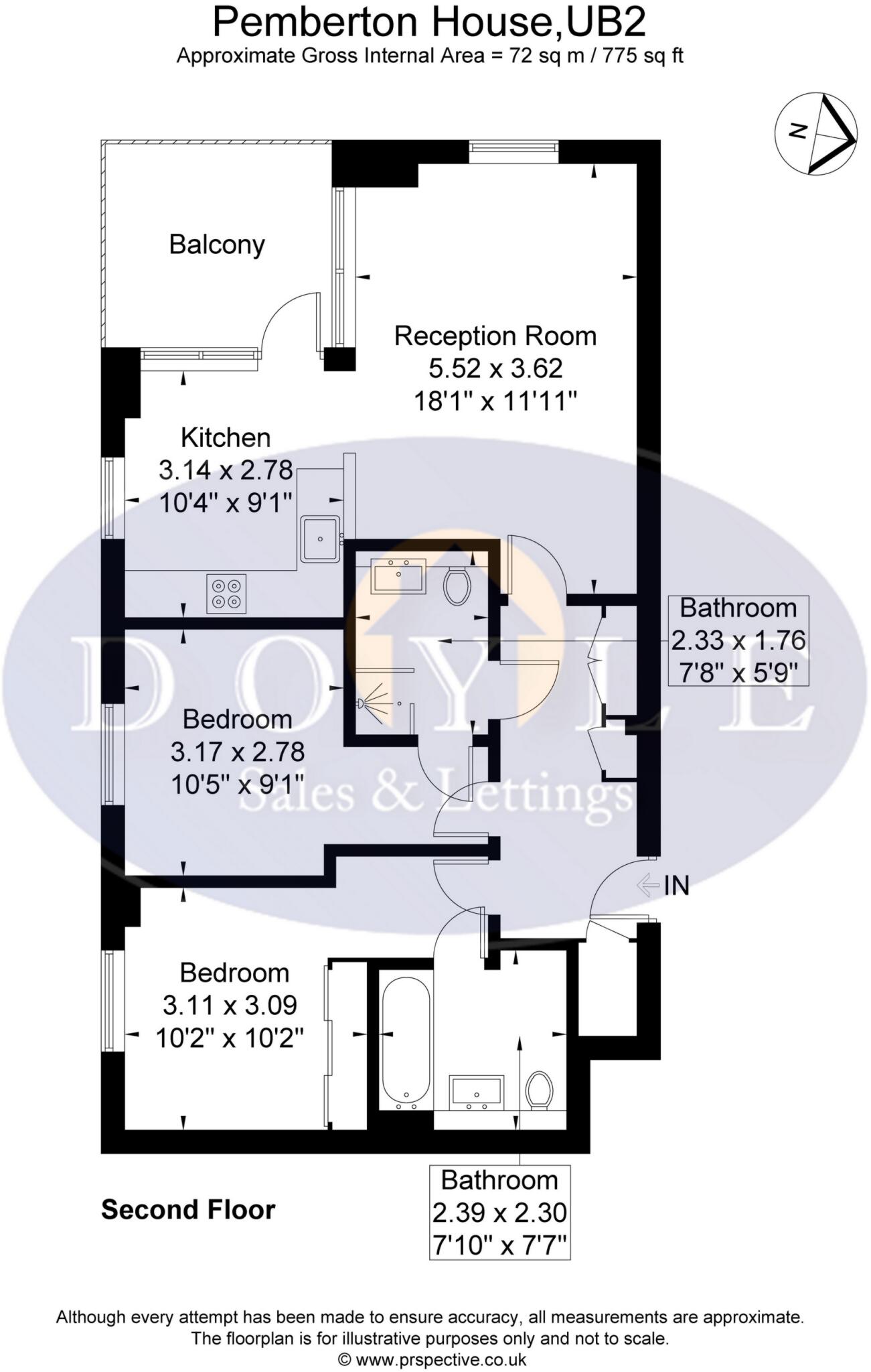 Denman Avenue, Southall, UB2 floorplan