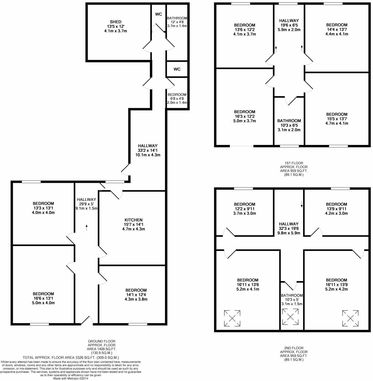 25 All Saints Street, Nottingham, NG7 4DP floorplan
