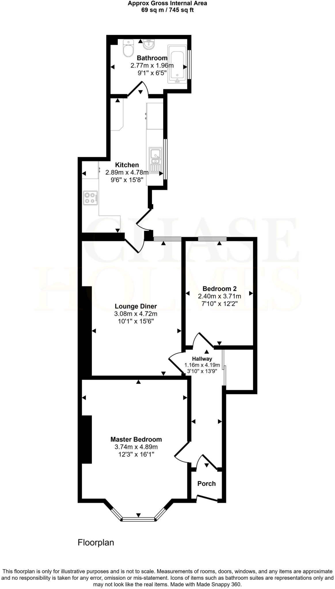 Ashley Road, South Shields, NE34 floorplan