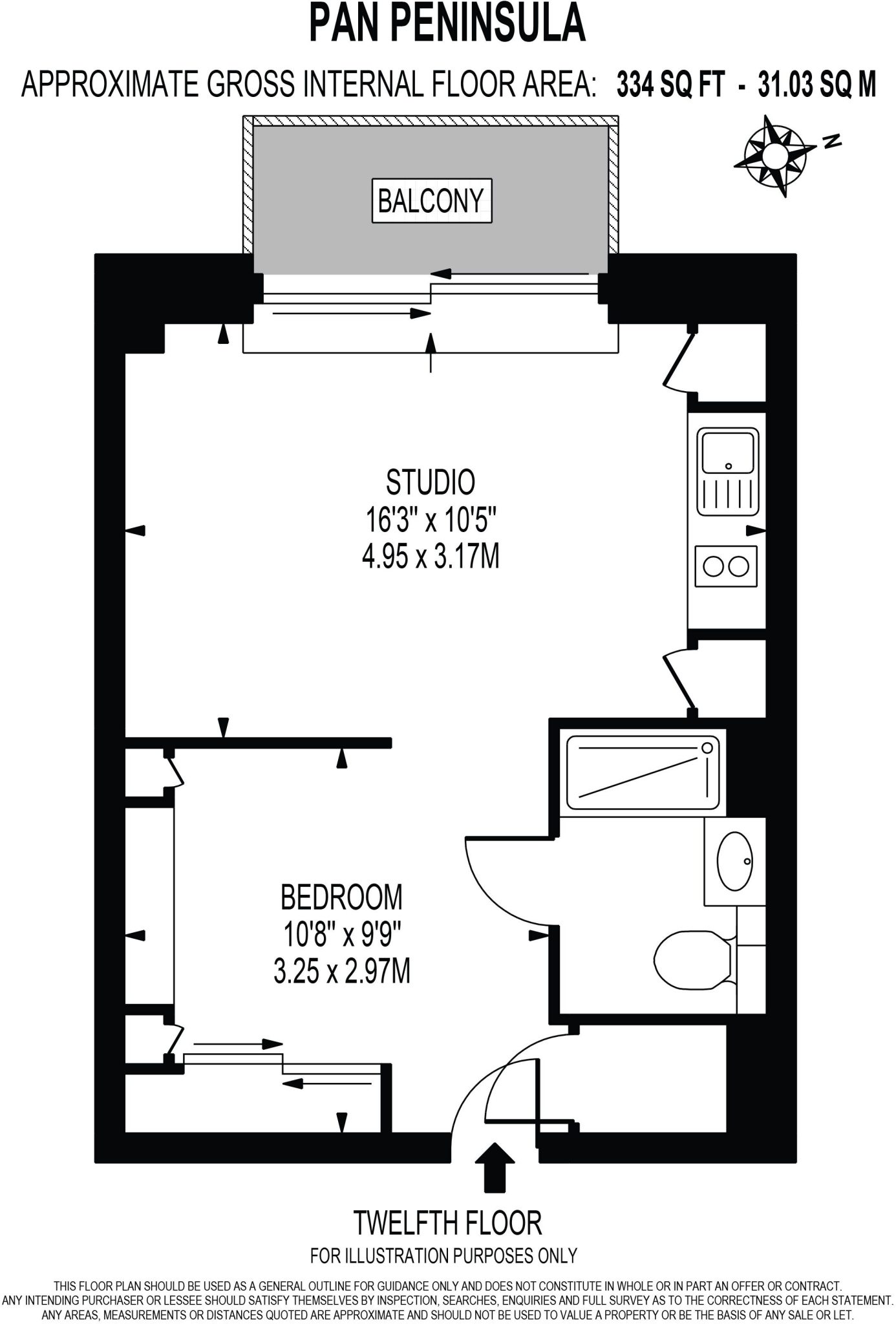 Pan Peninsula, Canary Wharf, E14 floorplan