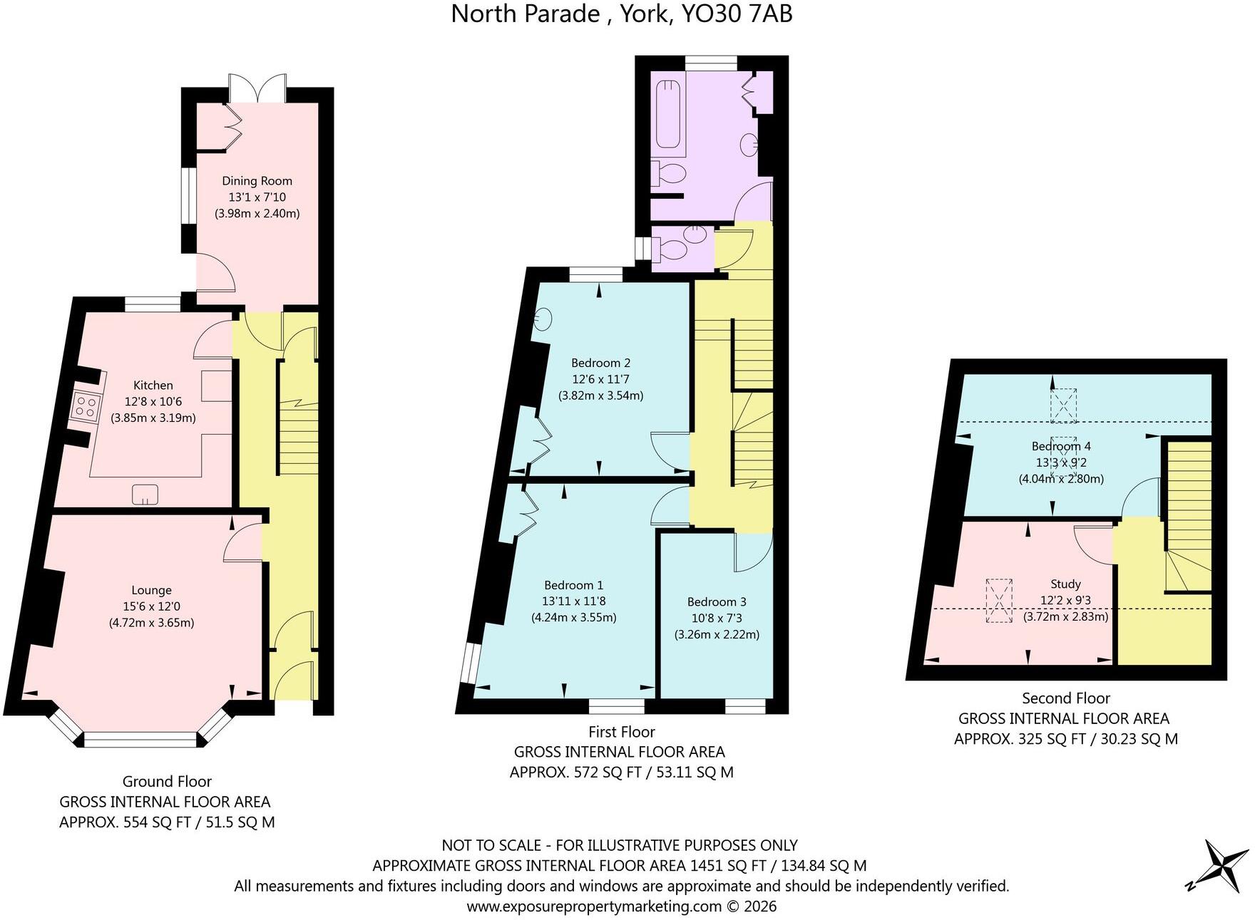 North Parade, York, YO30 floorplan