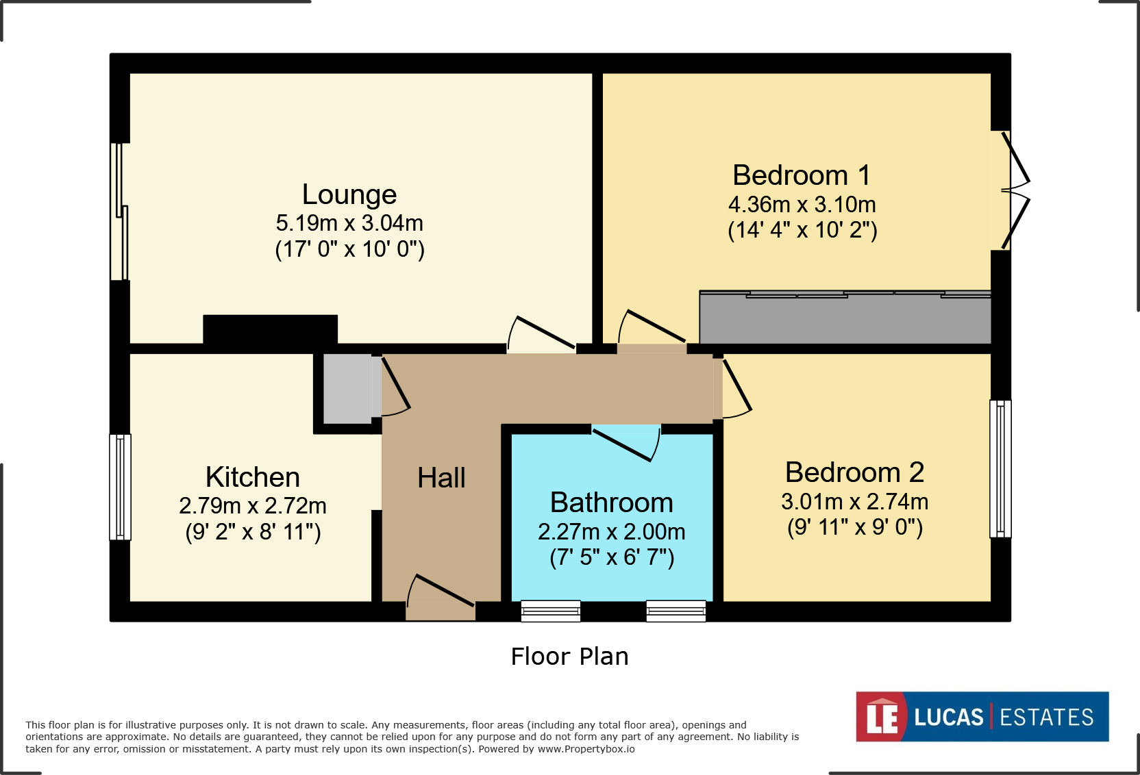 St. Annes Gardens, Maesycwmmer floorplan