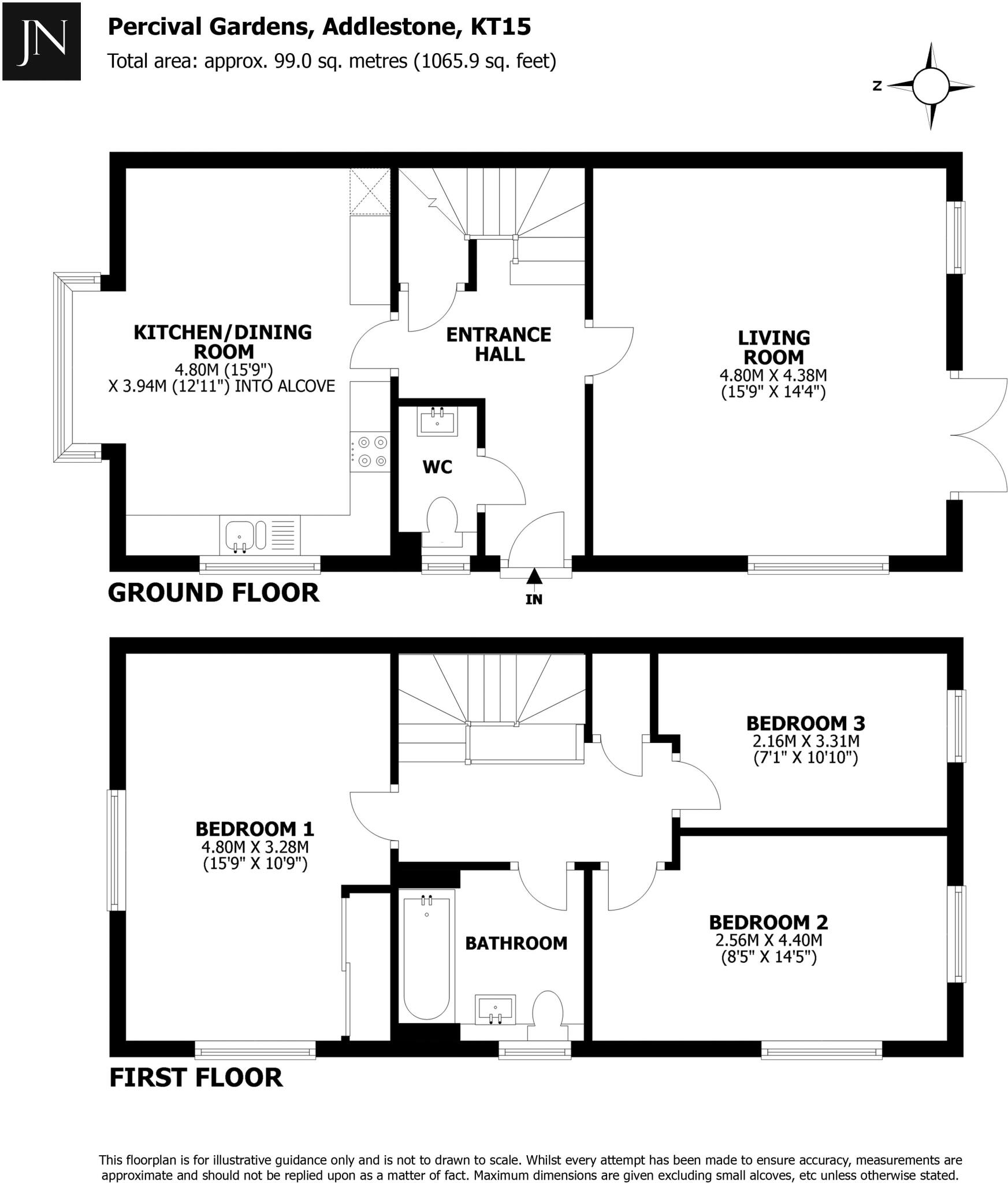 Percival Gardens, Row Town floorplan