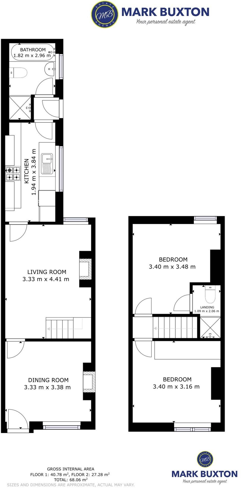 Garnett Road East, Wolstanton, Newcastle under Lyme. ST5 8AP floorplan