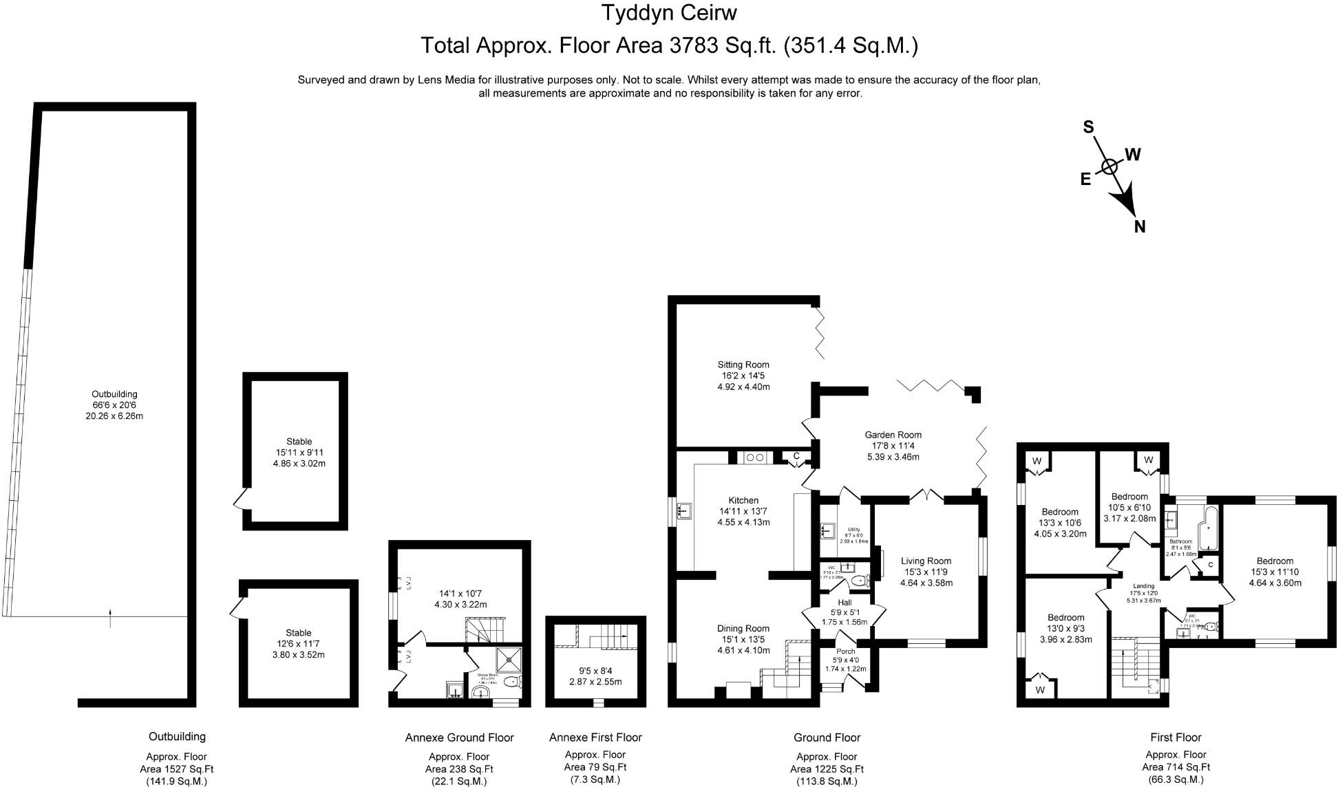 Tyddyn Ceirw, Henllan Road, St. Asaph, LL17 floorplan