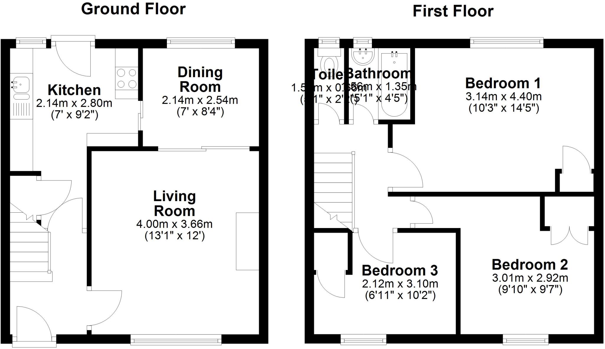 Surrey Road, Chester floorplan