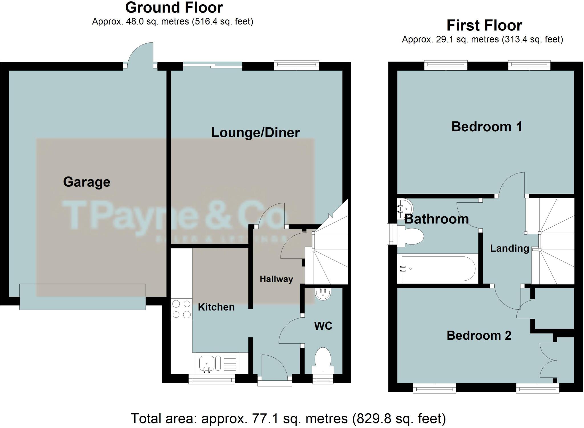 Pond Close, Wimblington, March, Cambs., PE15 0RL floorplan