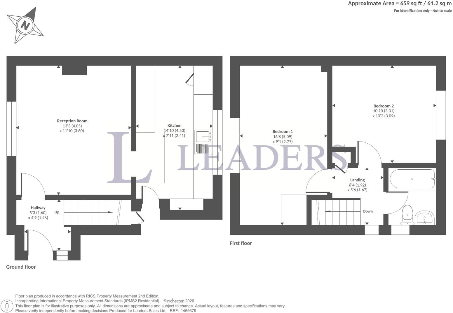 The Rise, Pound Hill, Crawley floorplan