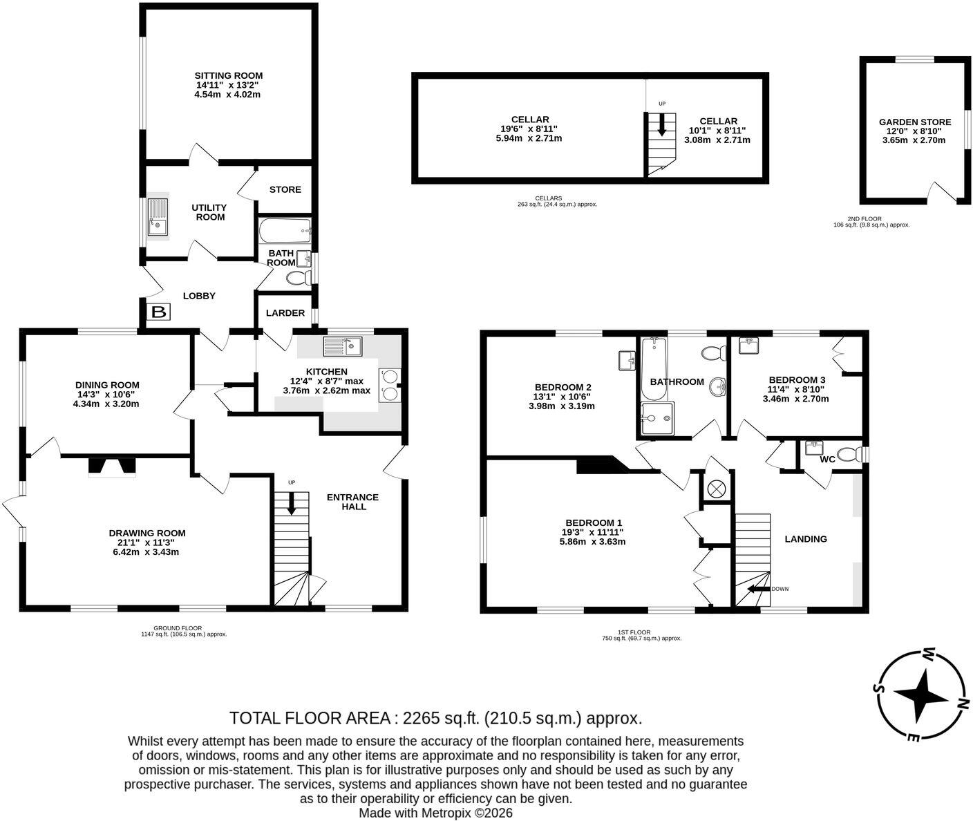 Brandy Mount House, Alresford floorplan