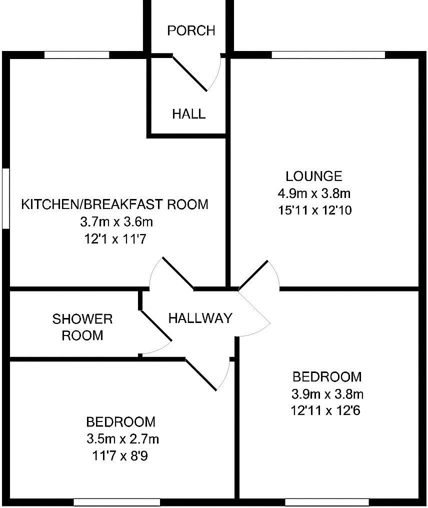 Powys Road, Llandudno, LL30 floorplan