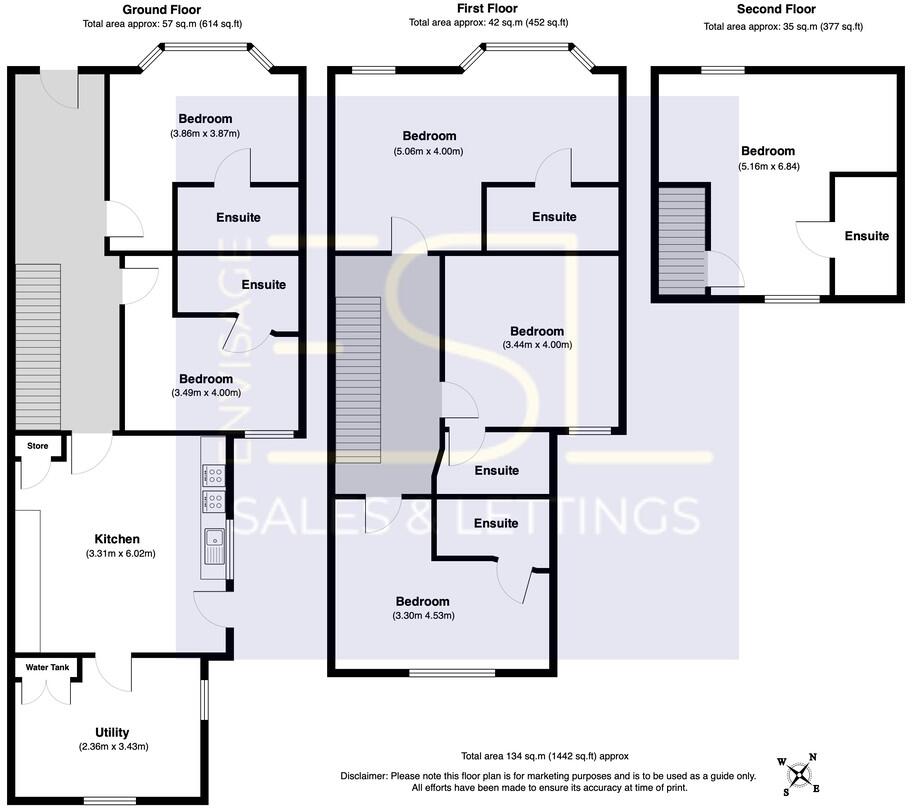 Large Rooms To Rent Fully Furnished floorplan