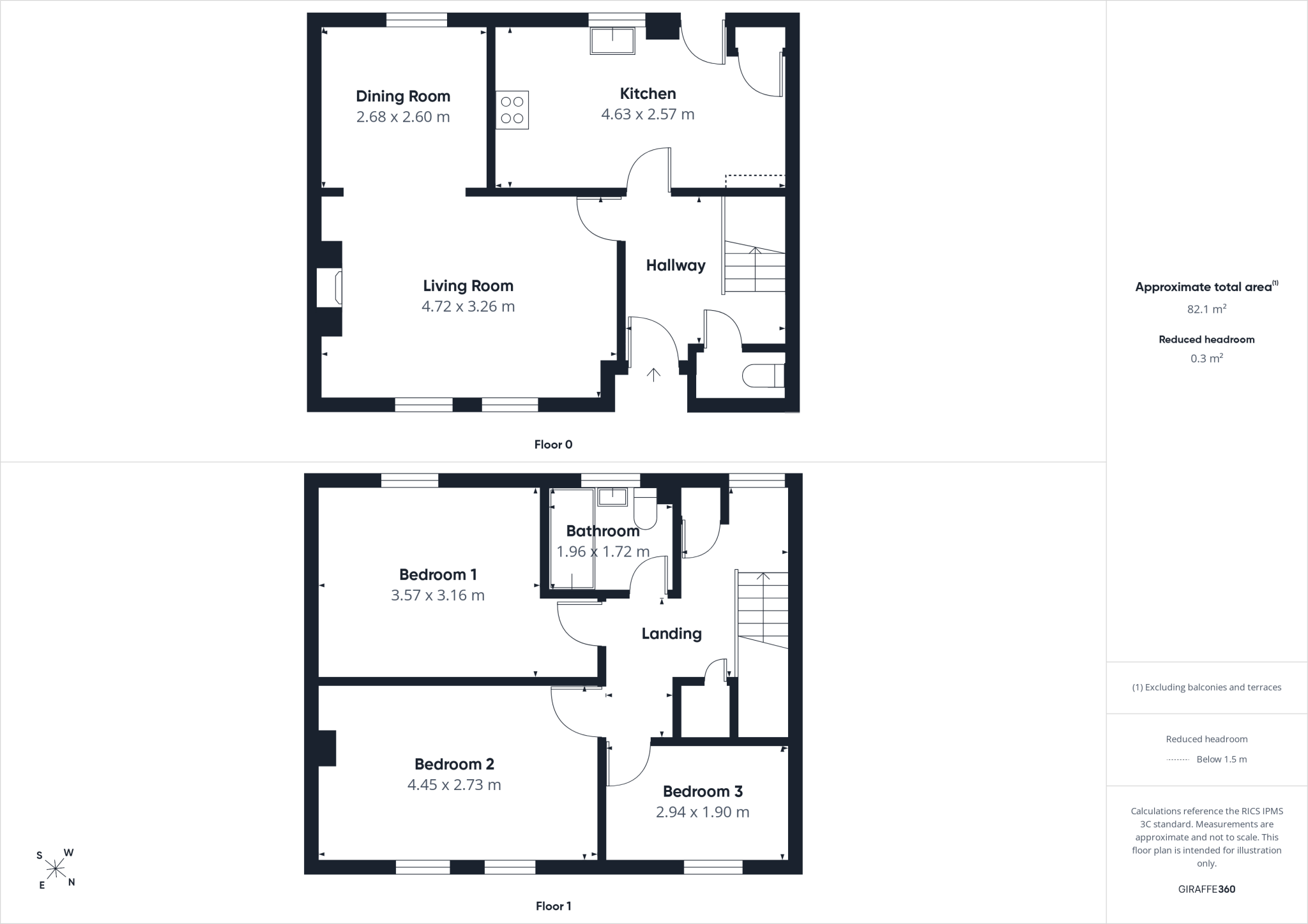 Wesley Street, Workington, Cumbria, CA14 floorplan