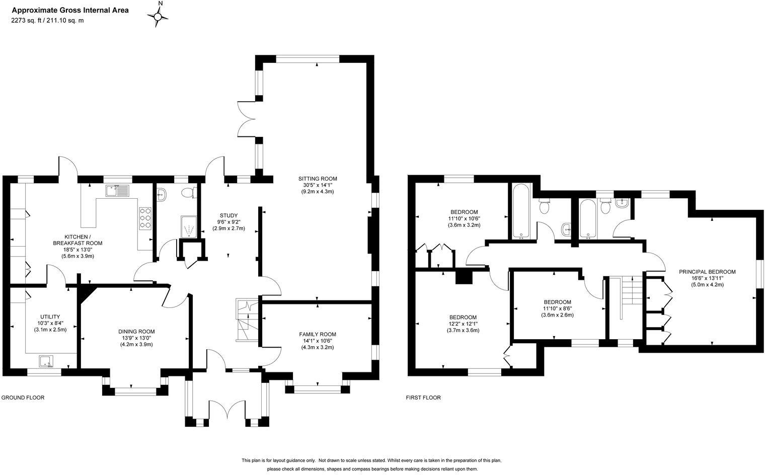 Edwin Road, West Horsley, Surrey, KT24 6LN floorplan
