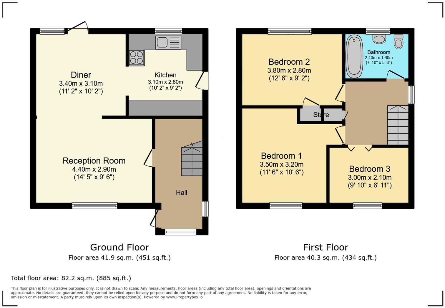 Whitewell Road, Barry floorplan