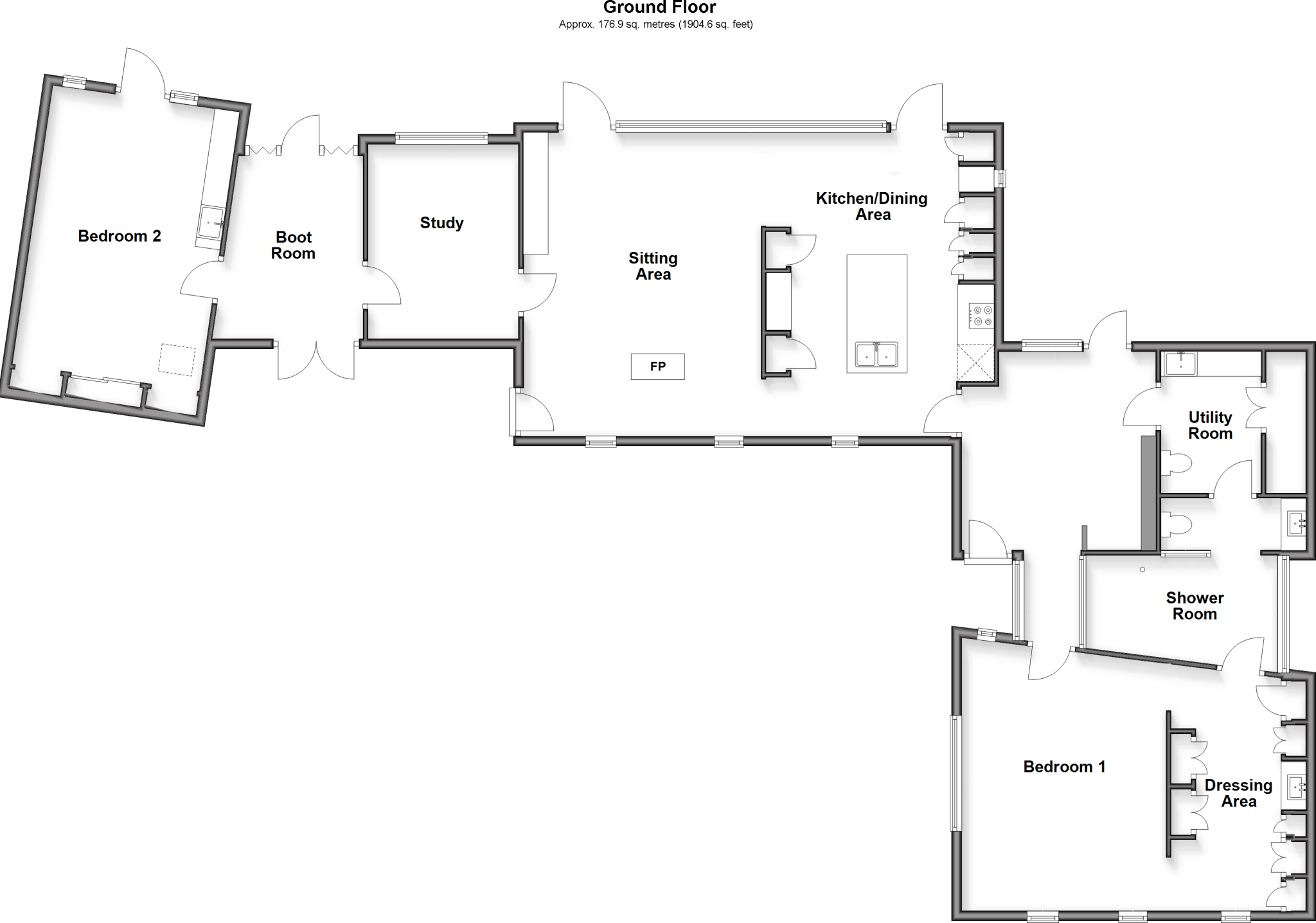 The Causeway, Freshwater, Isle of Wight floorplan