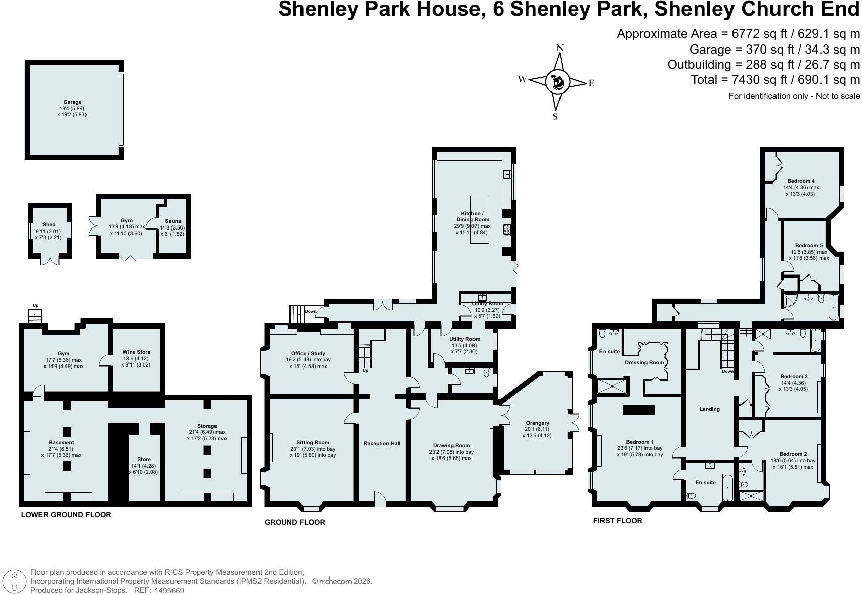 Shenley Park, Shenley Church End, Milton Keynes, Buckinghamshire, MK5 floorplan