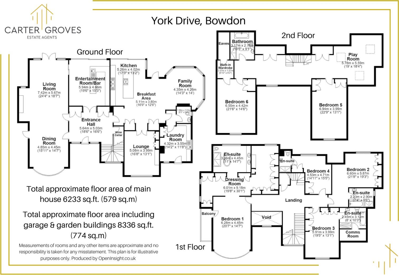York Drive, Bowdon, Altrincham, Greater Manchester, WA14 floorplan