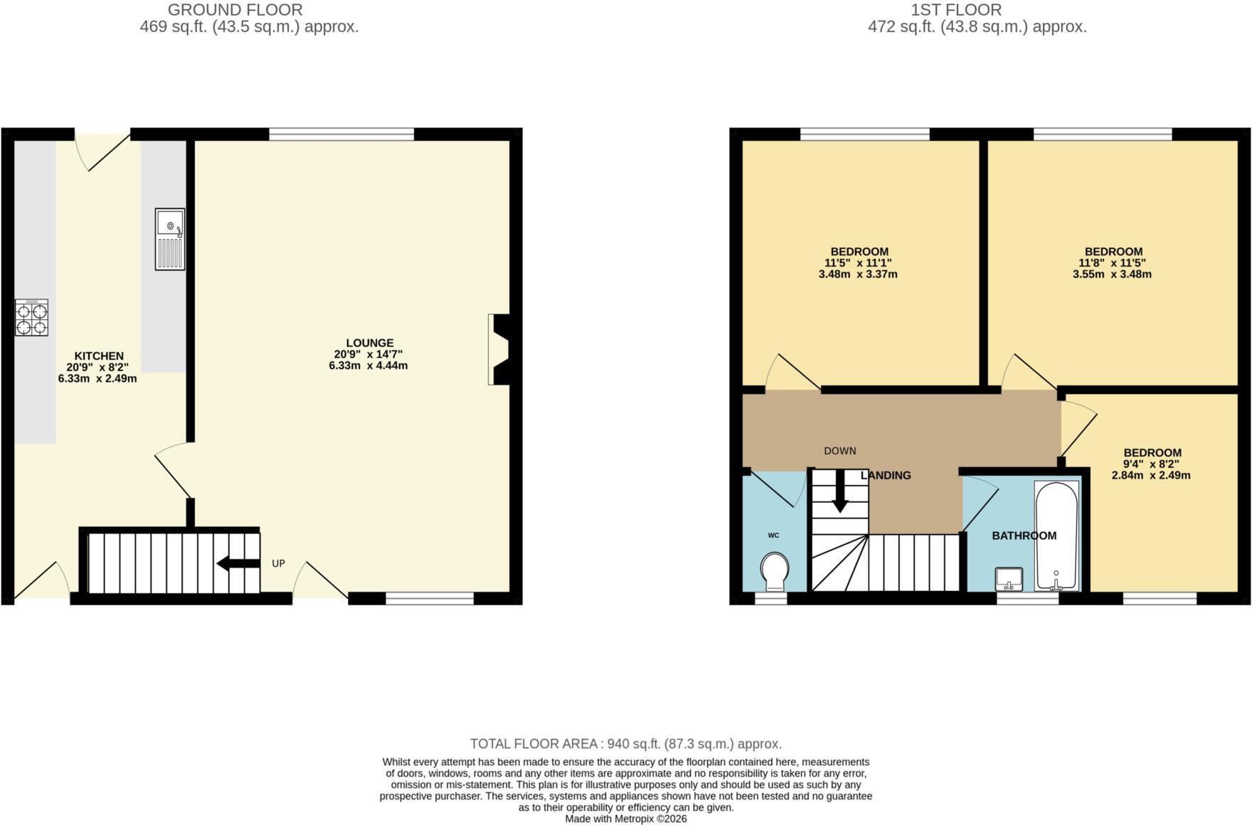 Scoter Road, Northwood floorplan