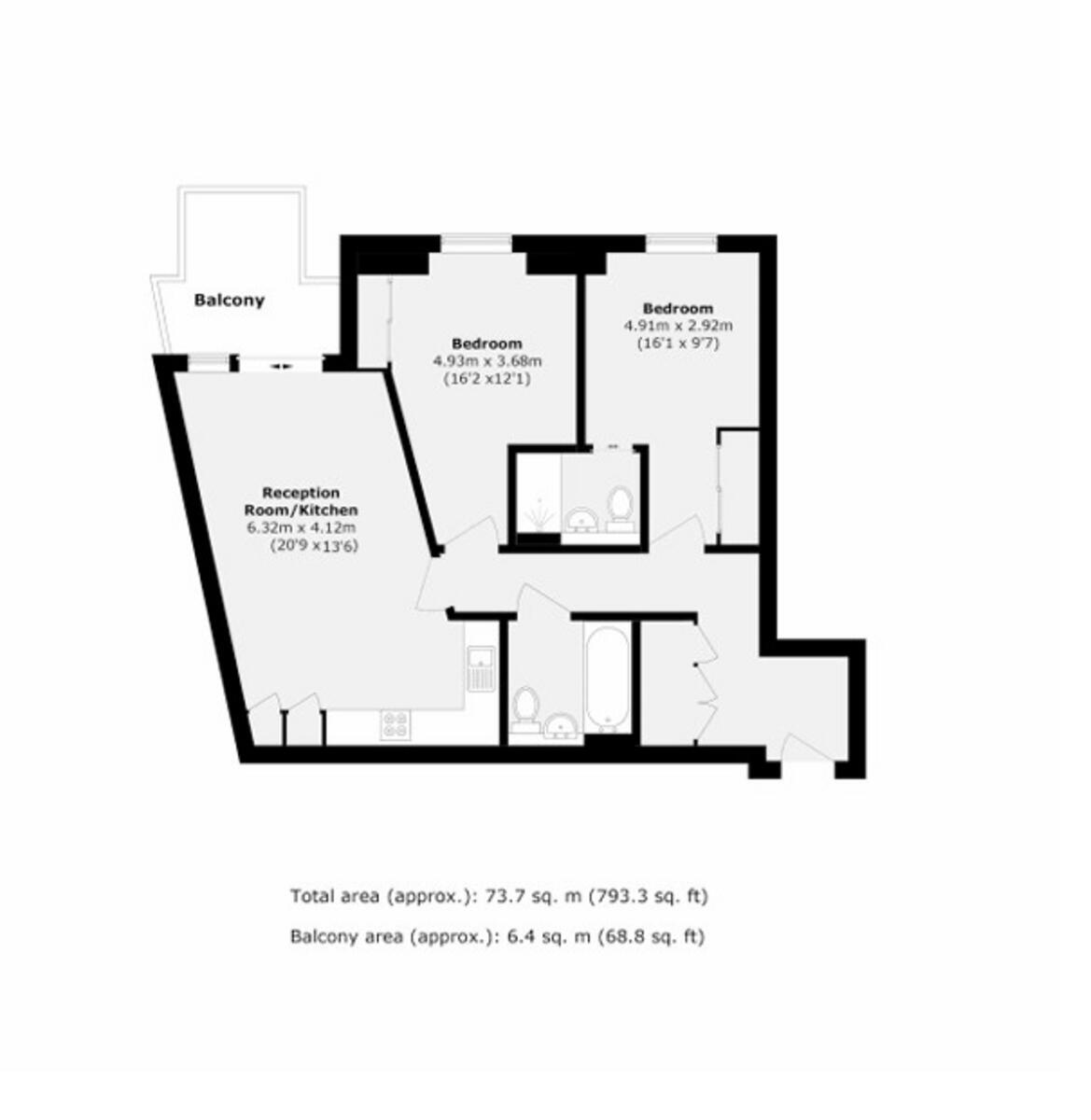 Station Road, London SE13 floorplan