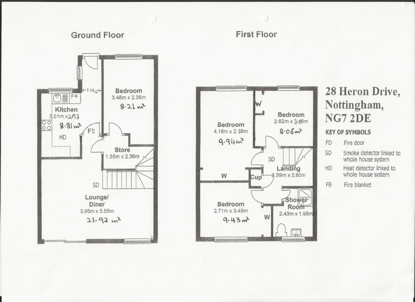 Heron Drive, Nottingham floorplan