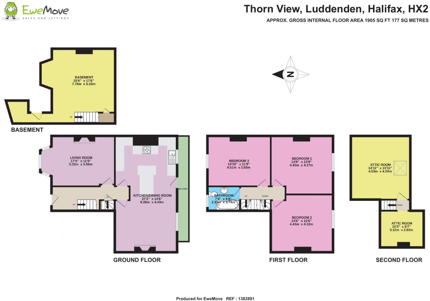 Thorn View, Luddenden floorplan