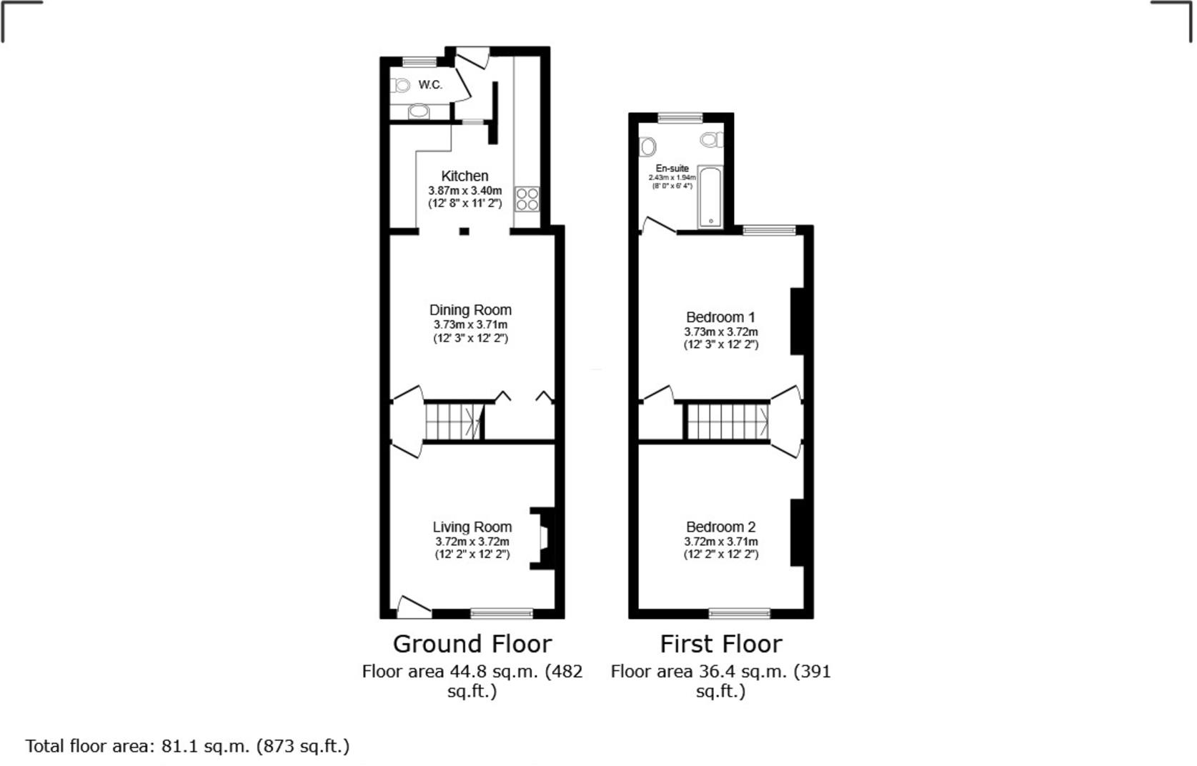 Cambridge Street, Spondon, Derby floorplan