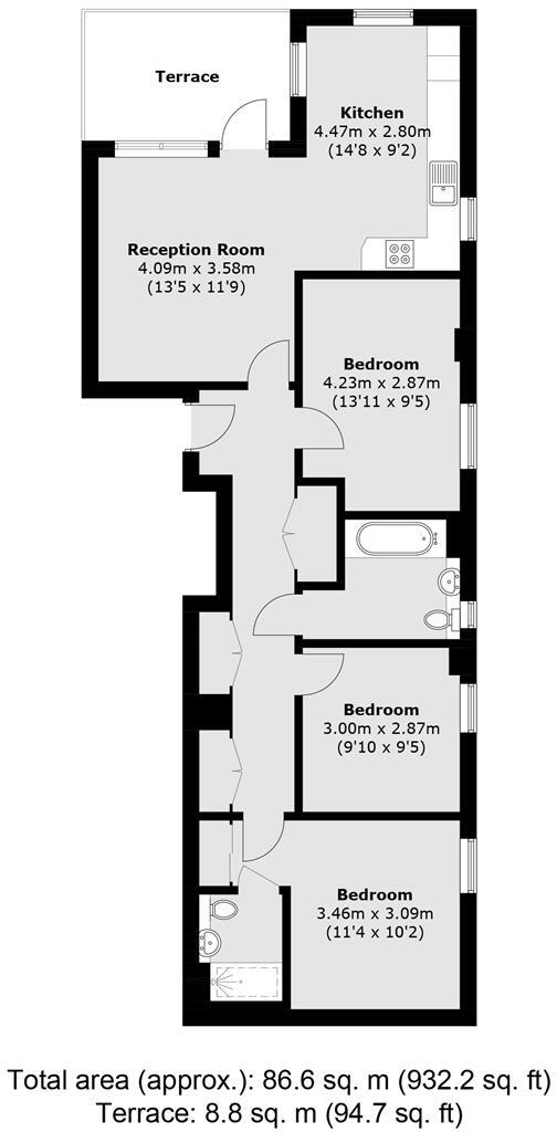 Harrow View, Harrow floorplan
