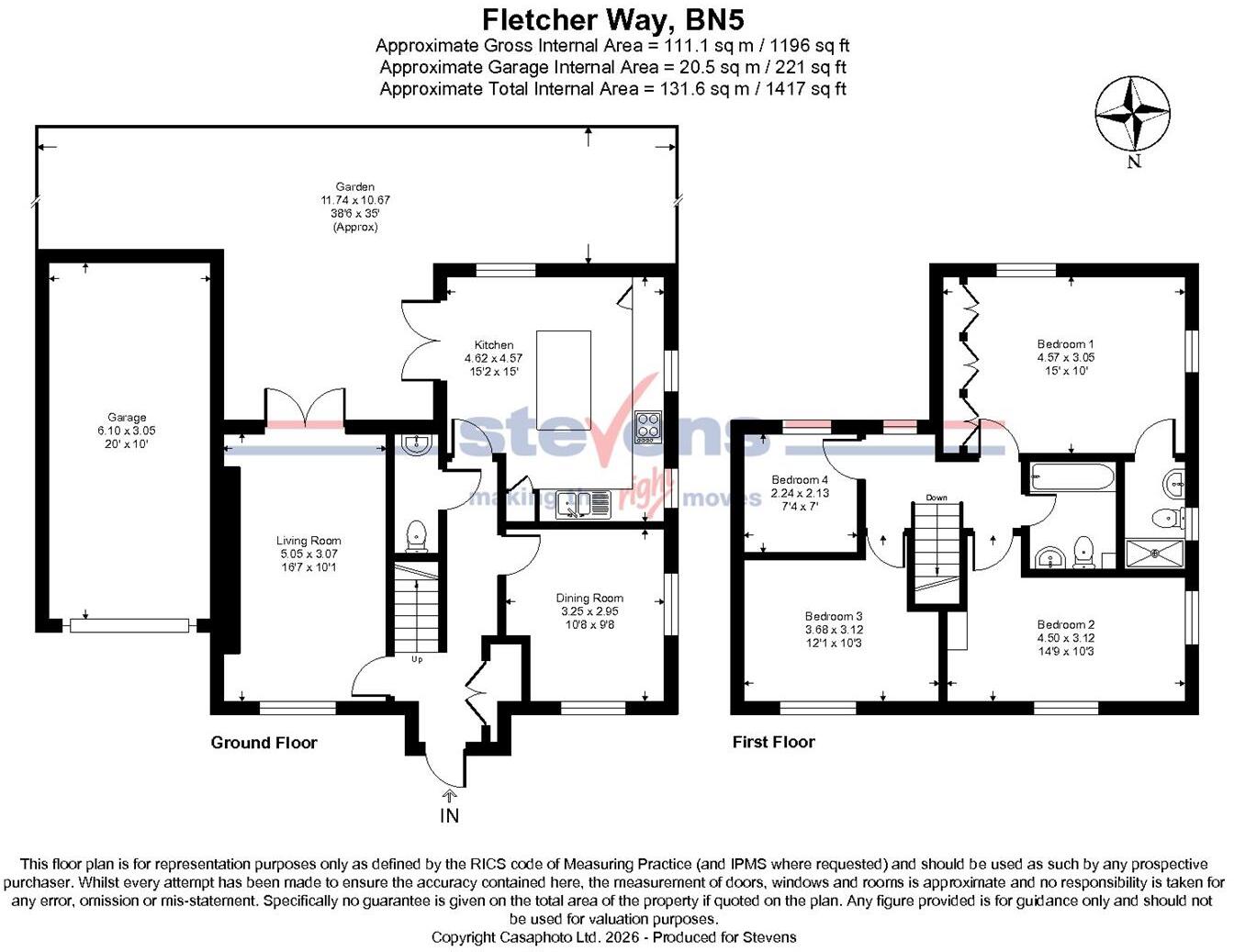 Fletcher Way, Henfield, West Sussex floorplan