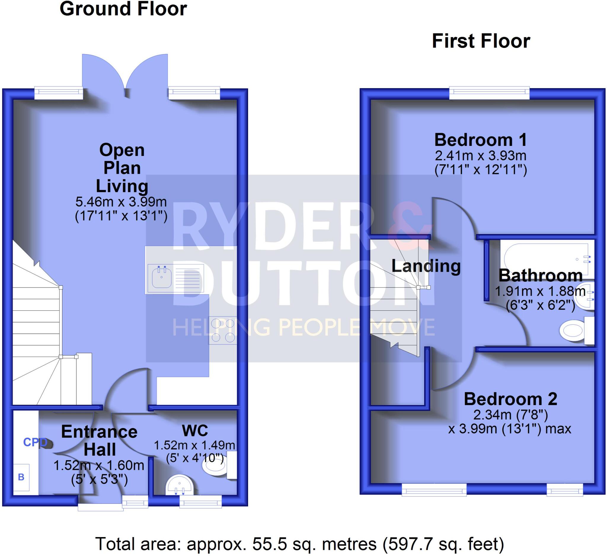 Silver Birch Road, Manchester, Greater Manchester, M9 floorplan