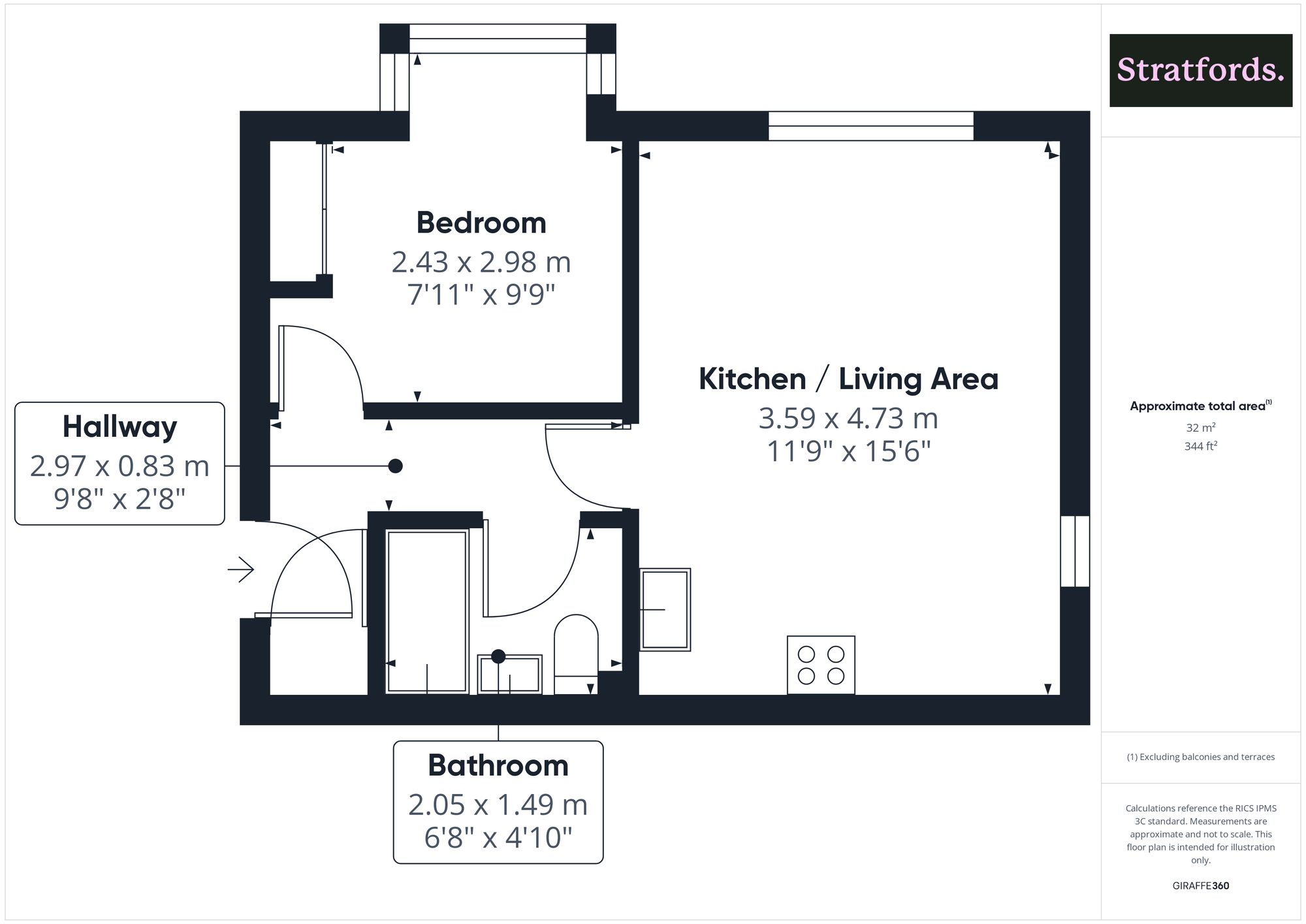 Tenterden Crescent, Kents Hill, MK7 floorplan