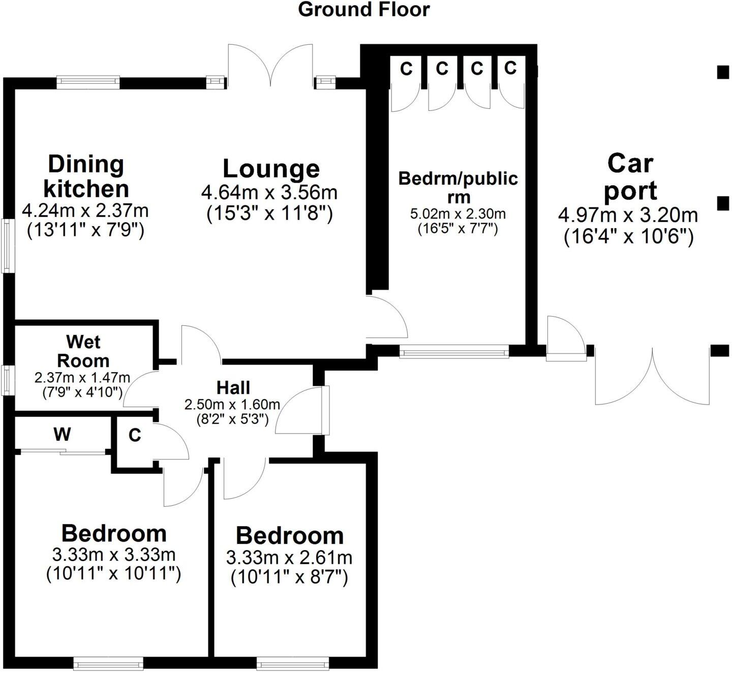 70 Milton Crescent, Troon, KA10 7LS floorplan