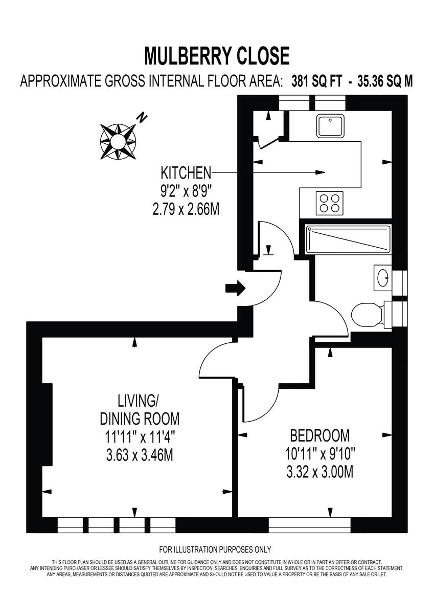 Charlton Park Road, London floorplan