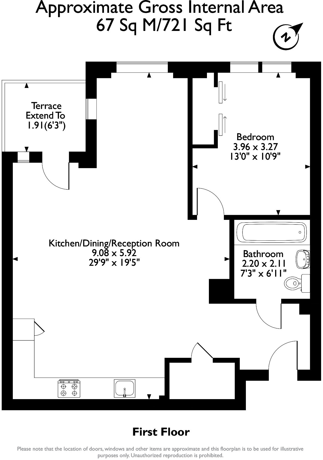 Archway Road, London floorplan