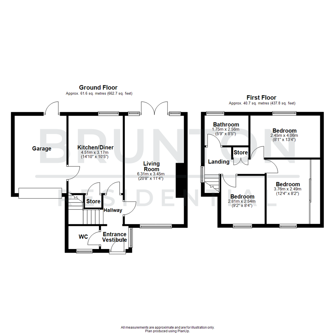Fern Drive, Dudley, NE23 floorplan