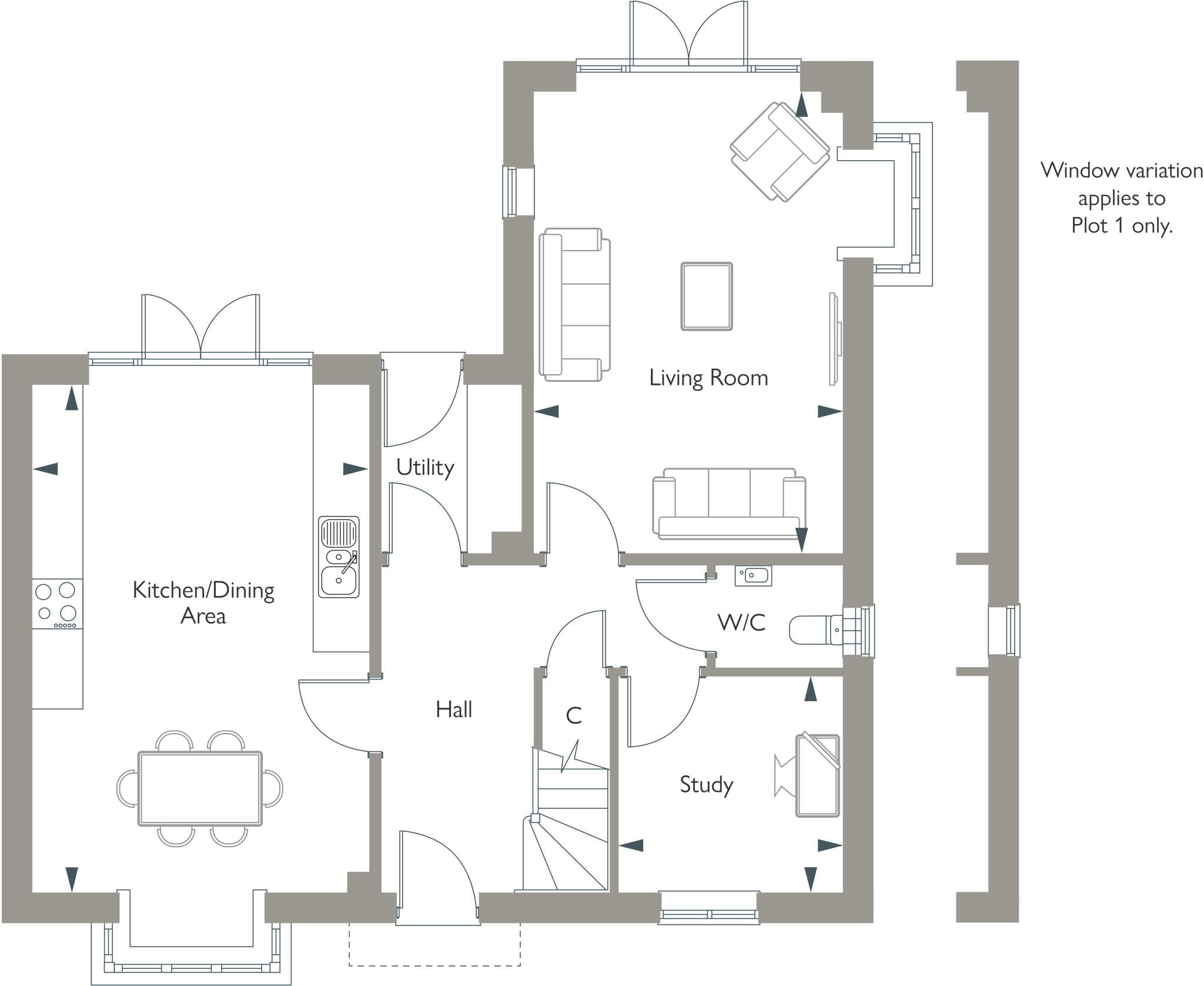 The Marlborough, Willow Fields, Cranleigh, GU6 floorplan