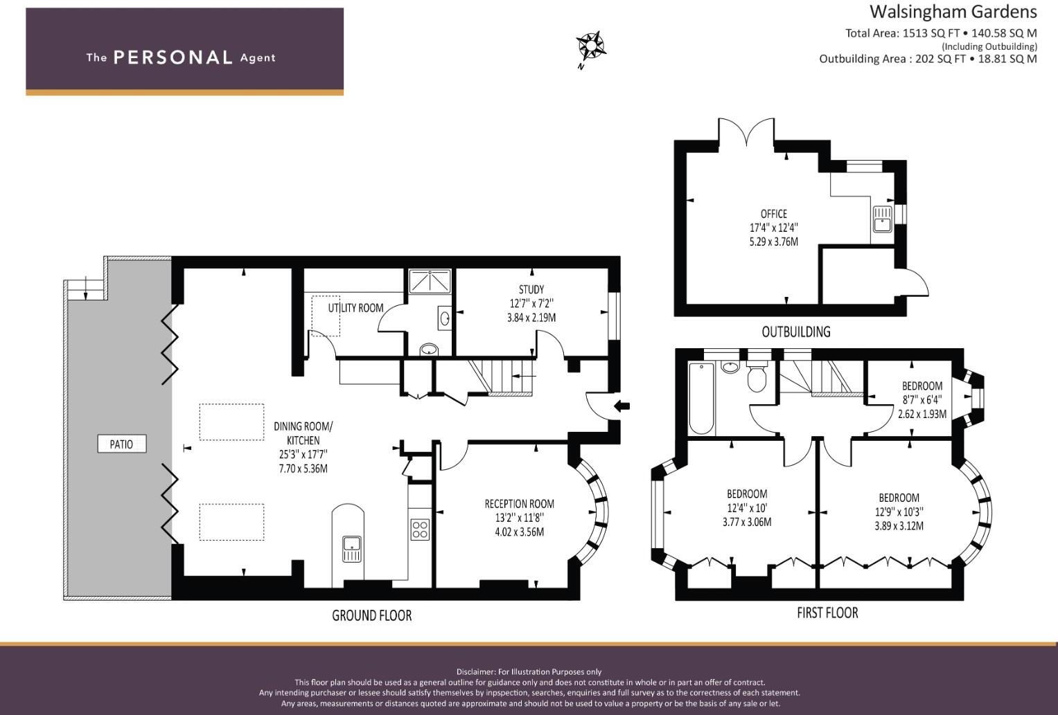 Walsingham Gardens, Stoneleigh floorplan