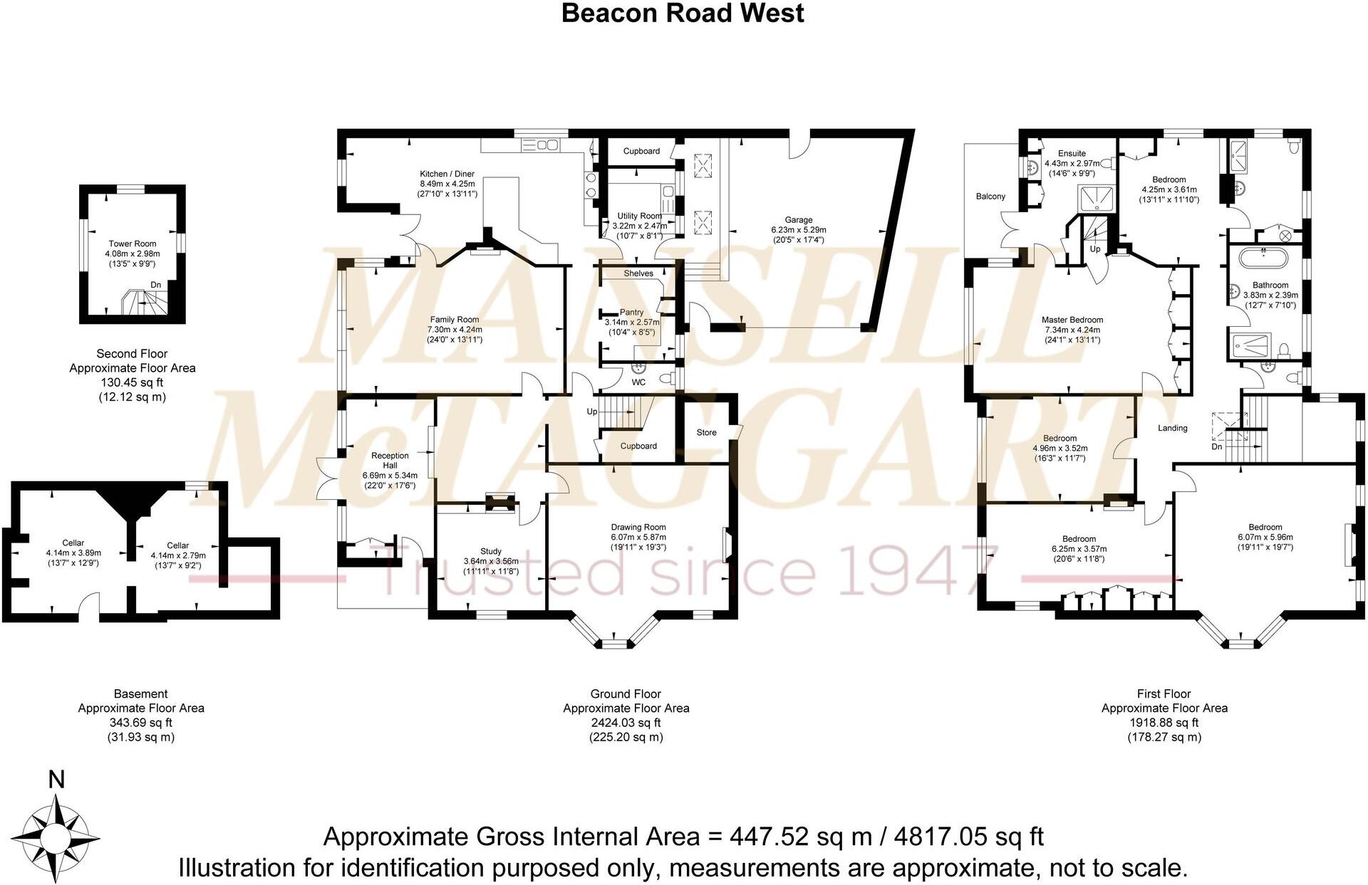 Beacon Road West, Crowborough, TN6 floorplan