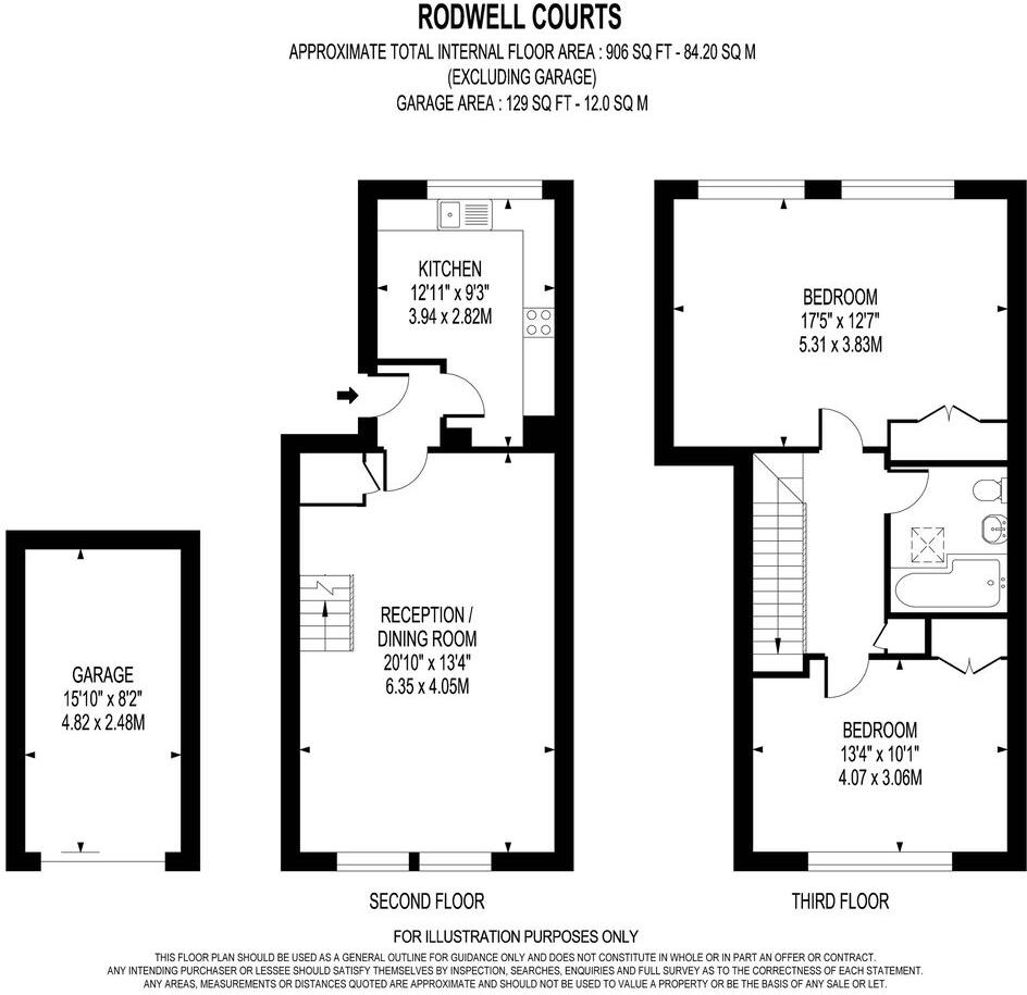 Rodwell Court, Hersham Road, Walton-on-Thames, KT12 floorplan