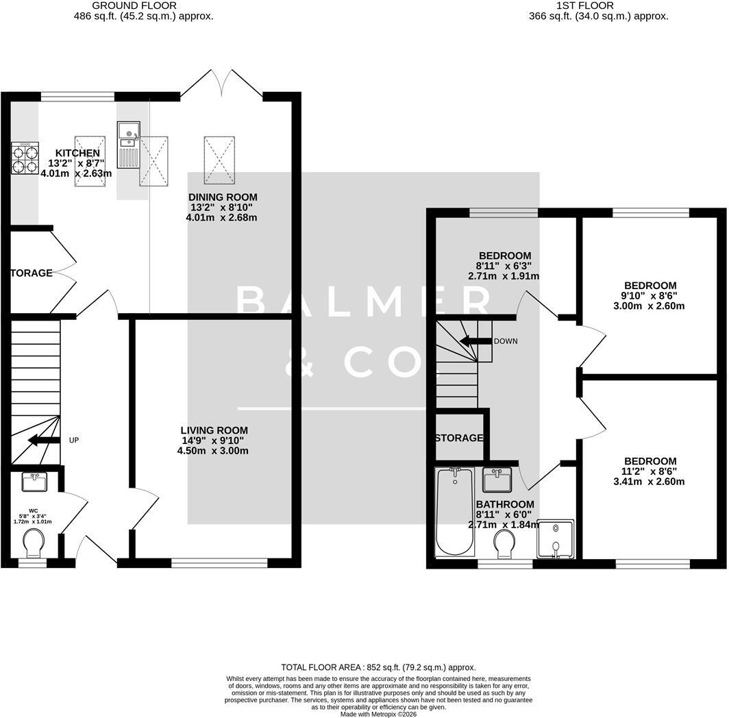 Threadneedle Place, Atherton, M46 floorplan