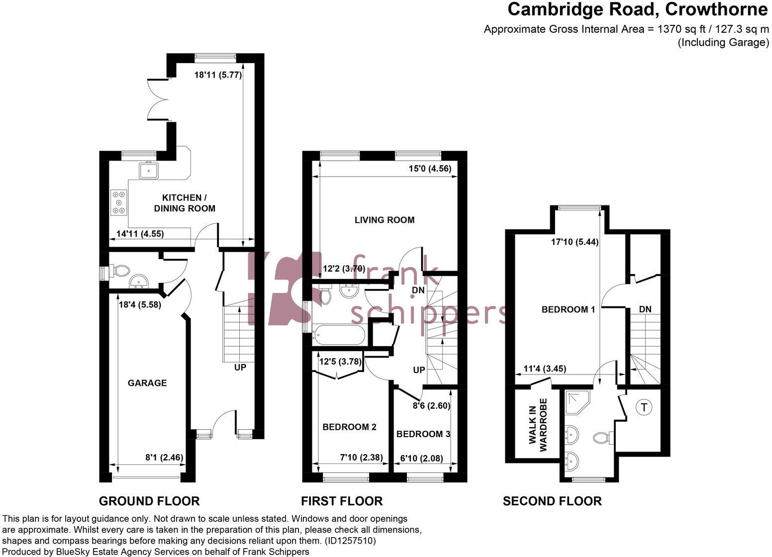 Cambridge Road, Crowthorne, RG45 7EF floorplan