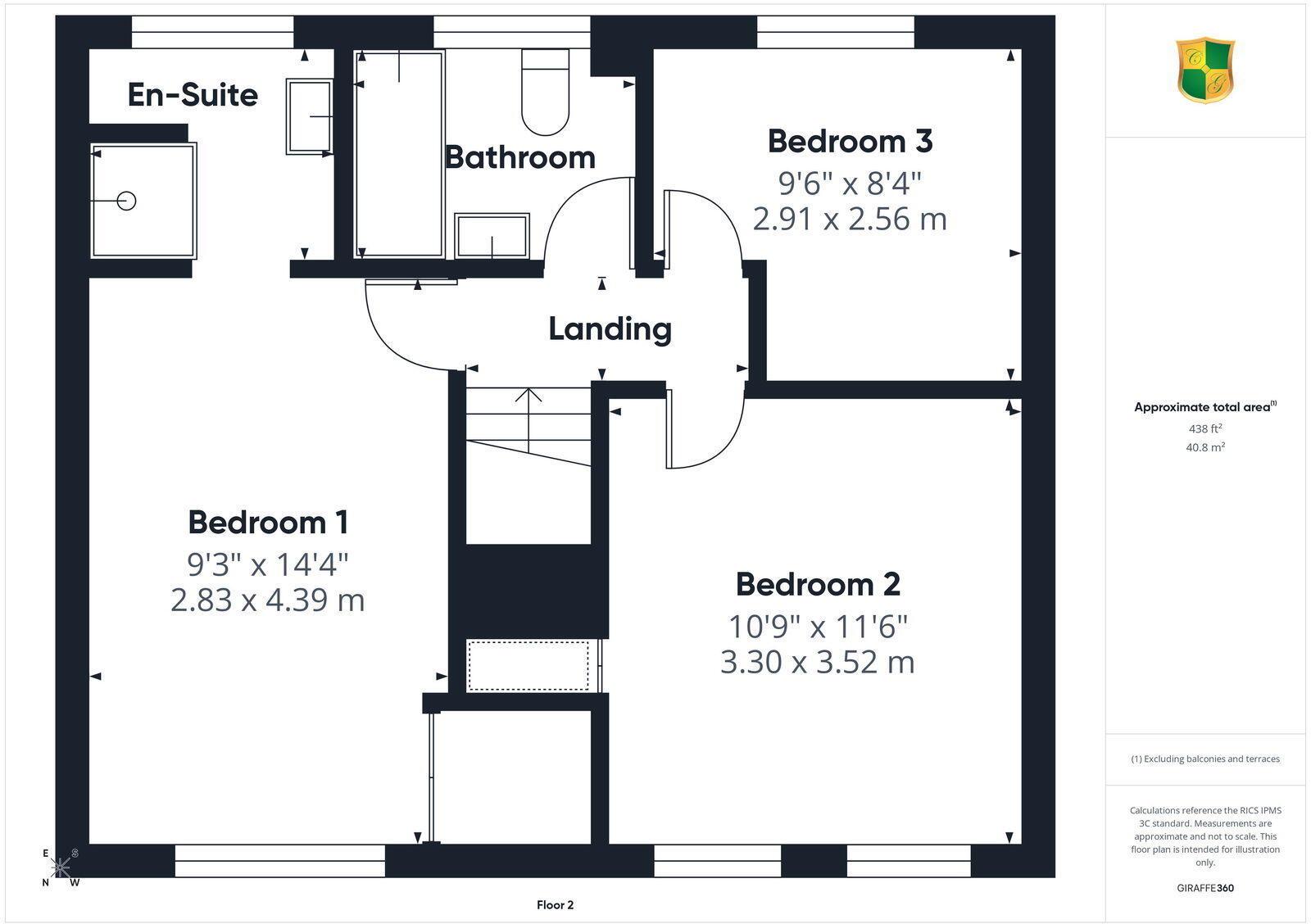 Campion Road, Horsham, West Sussex. floorplan