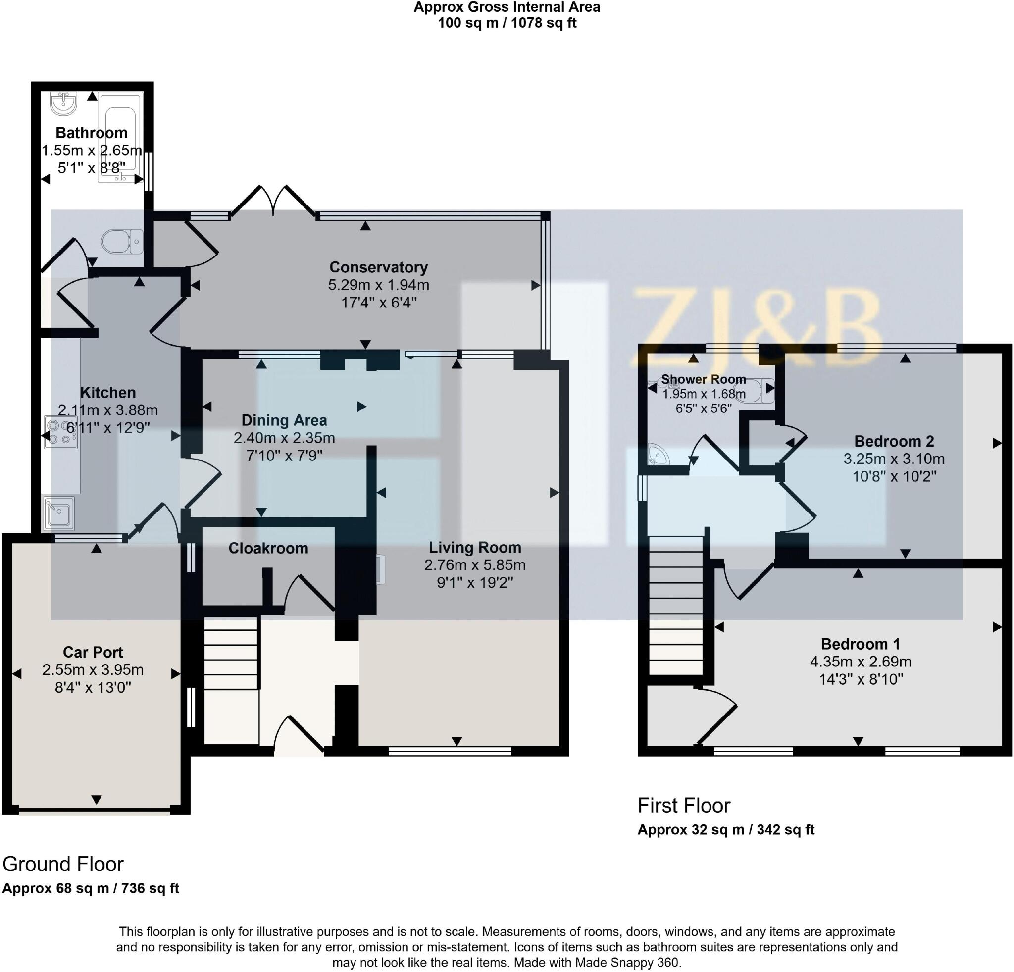 Chapel Terrace, Wrockwardine Wood, Telford, TF2 7AD floorplan